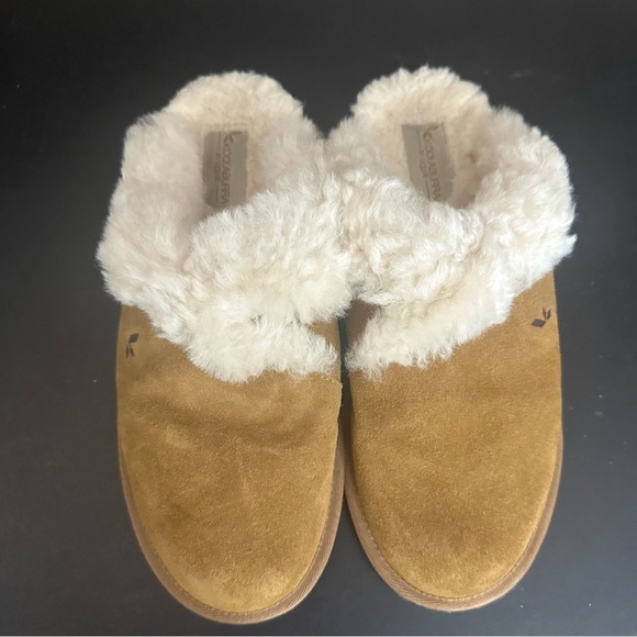 Koolaburra By Ugg Womens Milo Suede Upper Faux-Fur Lined Sandal Chestnut Size 10 - Picture 7 of 11